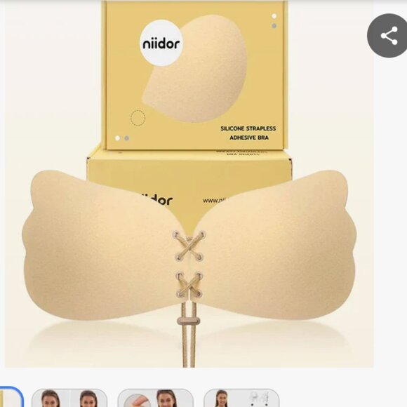 Sticky Bra Strapless Bras for Women Adhesive Bras NEW IN BOX FITS CUPS A-C - Picture 4 of 6